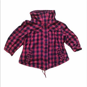 Vintage DCC Red and Black Checker Jacket